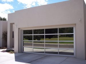 Residental glass garage door